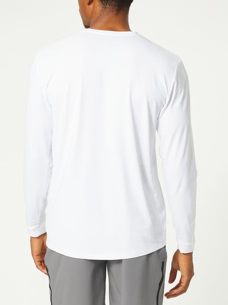 IBKUL Mens Long Sleeve Top - White