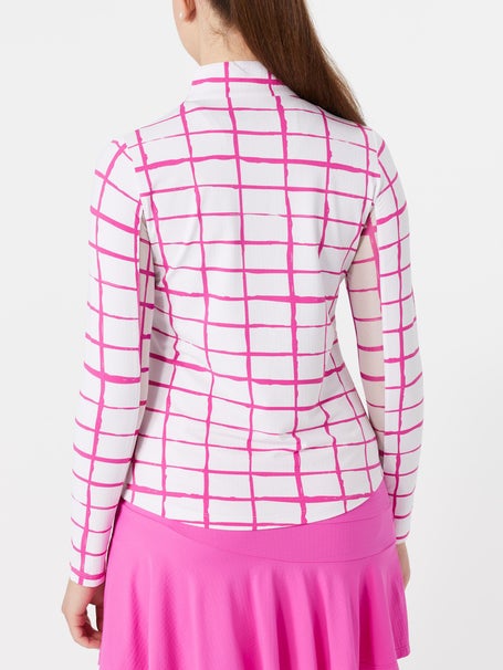 IBKUL Womens Cordova Long Sleeve Mock - Pink