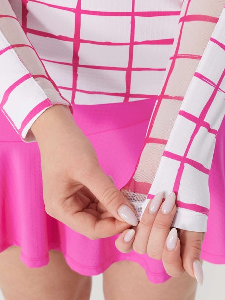 IBKUL Womens Cordova Long Sleeve Mock - Pink