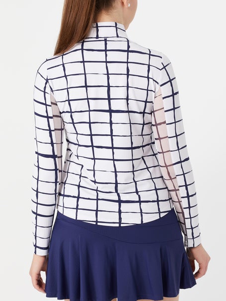 IBKUL Womens Cordova Long Sleeve Mock - Navy