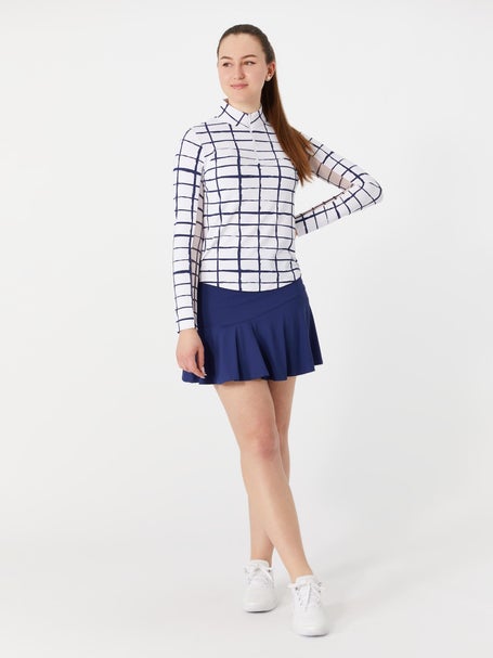 IBKUL Womens Cordova Long Sleeve Mock - Navy