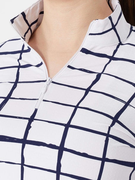 IBKUL Womens Cordova Long Sleeve Mock - Navy