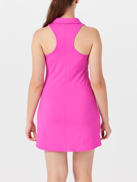 IBKUL Womens Collared Tennis Dress - Pink