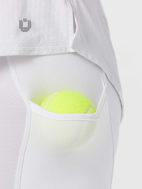 IBKUL Womens Collared Tennis Dress - White