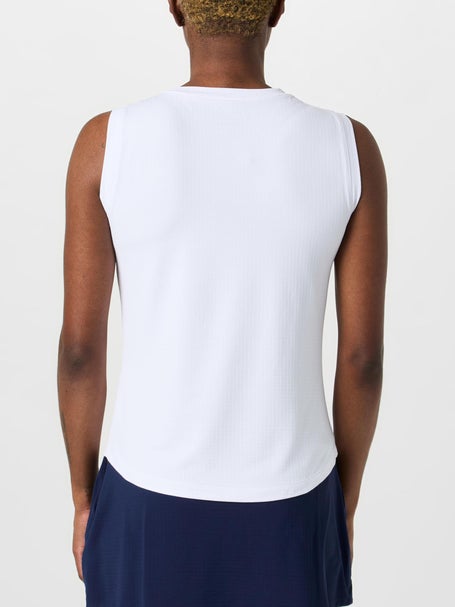 IBKUL Womens Essential Muscle Tank - White