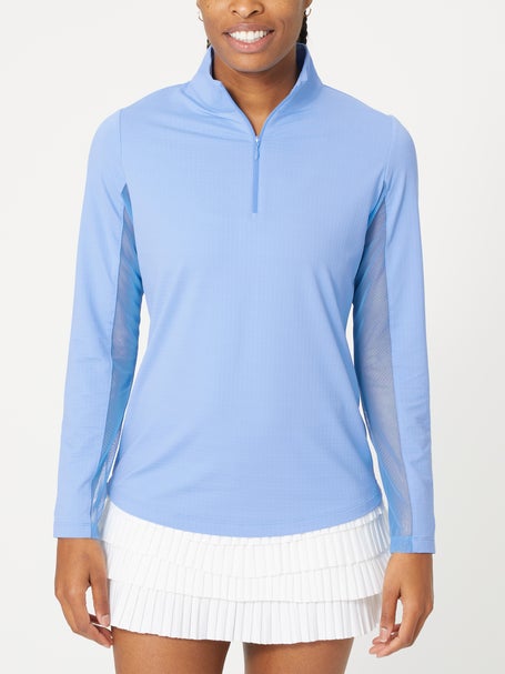 IBKUL Womens Long Sleeve Mock Top - Peri