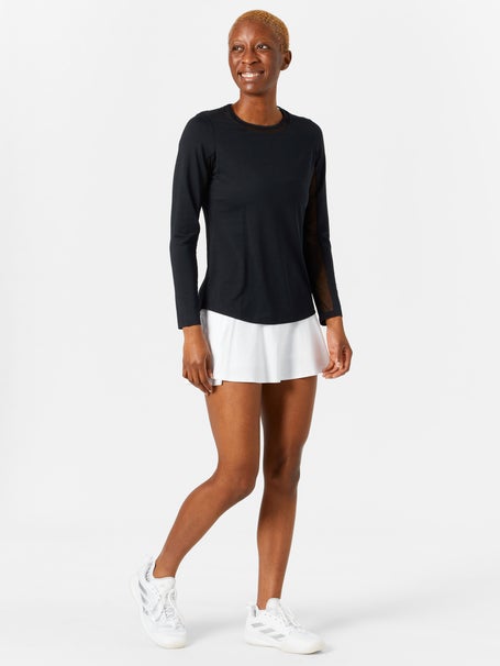 IBKUL Womens Solid Long Sleeve Top - Black