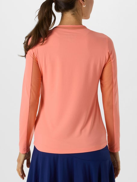 IBKUL Womens Long Sleeve Top - Peach