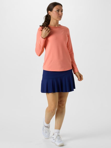 IBKUL Womens Long Sleeve Top - Peach