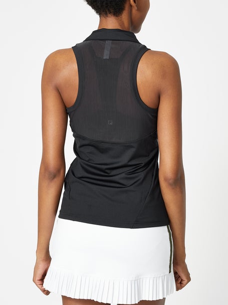 InPhorm Womens Neisha Sleeveless Polo - Black