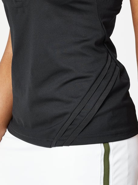 InPhorm Womens Neisha Sleeveless Polo - Black