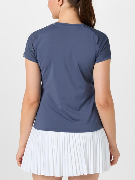 InPhorm Womens Shadow Eva Short Sleeve Top