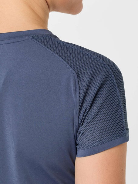 InPhorm Womens Shadow Eva Short Sleeve Top