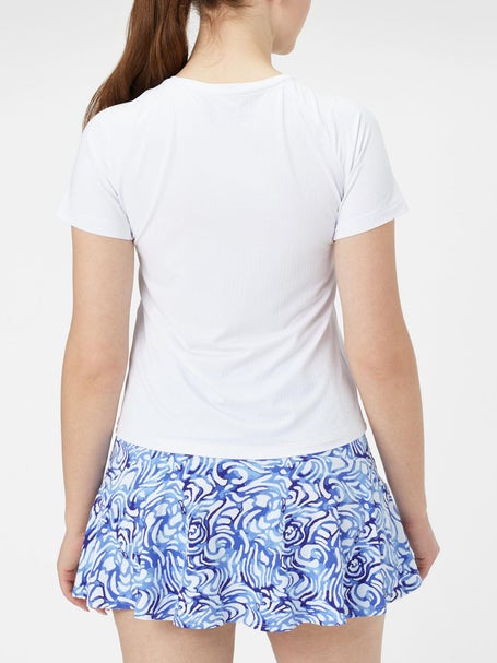 IBKUL Womens Solid Short Sleeve - White