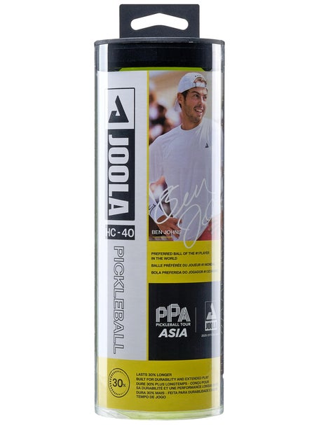 JOOLA HC-40 Outdoor Pickleballs - Yellow 