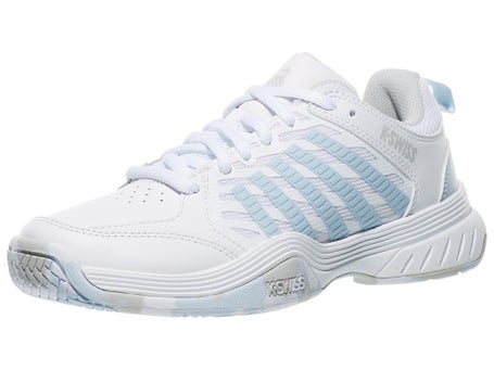 KSwiss Court Express 2 White/Ballad Blue Junior Shoes