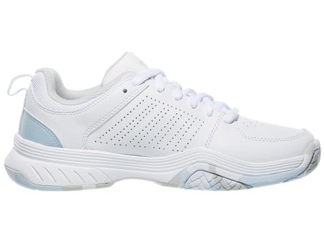 KSwiss Court Express 2 White/Ballad Blue Junior Shoes