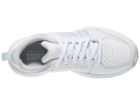 KSwiss Court Express 2 White/Ballad Blue Junior Shoes