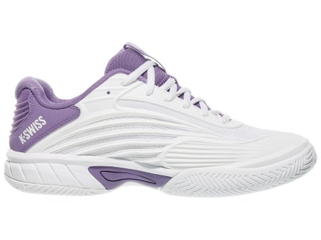 KSwiss Hypercourt Express 3 White/Purple Junior Shoes