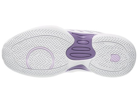 KSwiss Hypercourt Express 3 White/Purple Junior Shoes