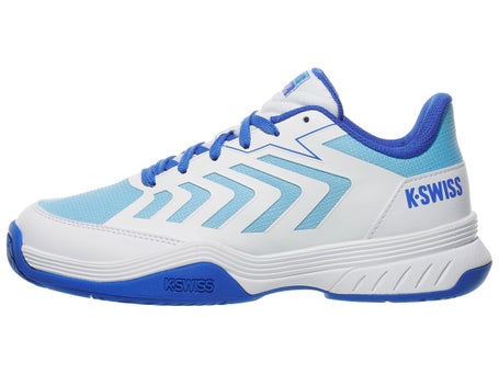 KSwiss Ultrashot Team 2 White/Blue Junior Shoes