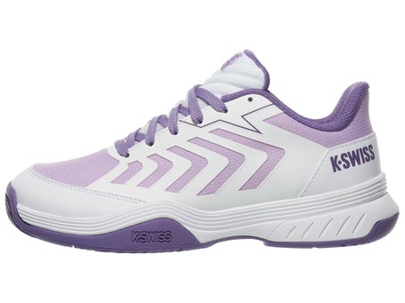 KSwiss Ultrashot Team 2 White/Purple Junior Shoes
