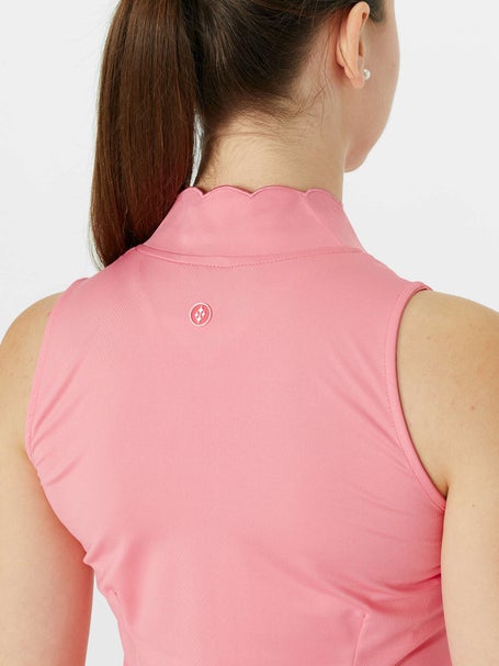 Jofit Womens Sherbet Scallop Mock Tank