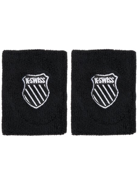KSwiss Court Doublewide Wristbands - Black