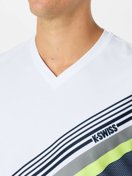 KSwiss Mens Peacoat Influx V-Neck Top