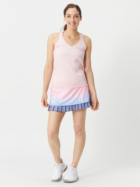 KSwiss Womens Summer 12 Pleat Print Skirt