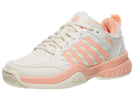 KSwiss Court Express 2 Egret/Peach Womens Shoes