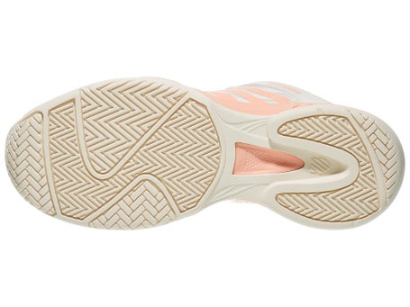 KSwiss Court Express 2 Egret/Peach Womens Shoes
