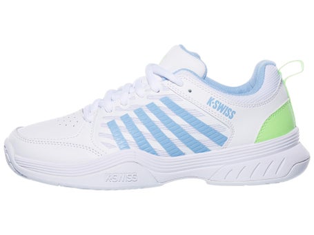 KSwiss Court Express 2 White/Blue/Green Womens Shoes