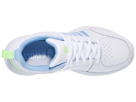 KSwiss Court Express 2 White/Blue/Green Womens Shoes