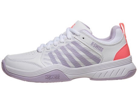 KSwiss Court Express 2 White/Orchid Womens Shoes