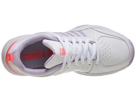 KSwiss Court Express 2 White/Orchid Womens Shoes