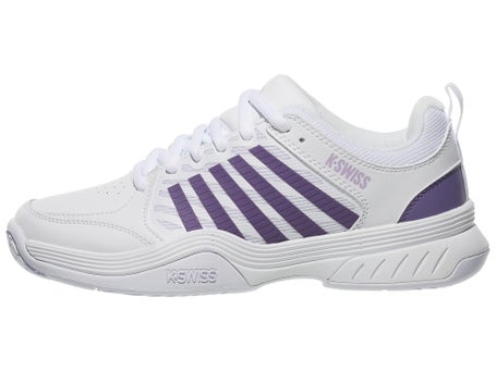 KSwiss Court Express 2 White/Purple Womens Shoes