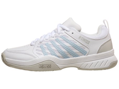KSwiss Court Express 2 White/Ballard Blue Womens Shoes