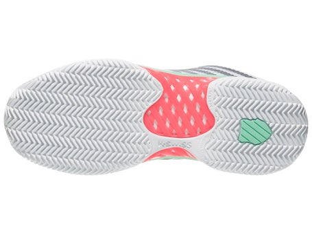 KSwiss Hypercourt Express 2 Clay Wh/Pink Womens Shoes
