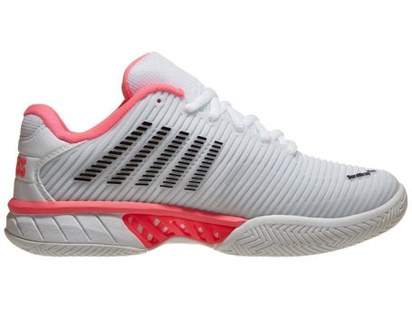 KSwiss Hypercourt Express 2 Wide Wh/Pink Womens Shoes