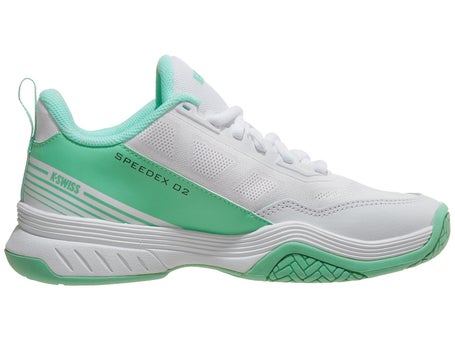 KSwiss Speedex 2 White/Mint/Black Womens Shoes