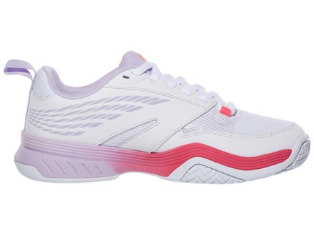 KSwiss Speedex White/Orchid/Blaze Womens Shoes