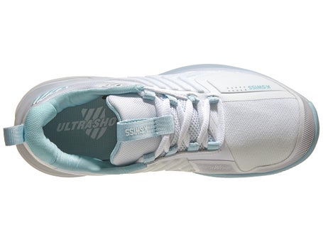 KSwiss Ultrashot 3\White/Blue Glow Womens Shoes