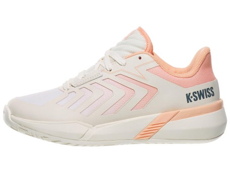 KSwiss Ultrashot Team 2 Egret/Peach Womens Shoes