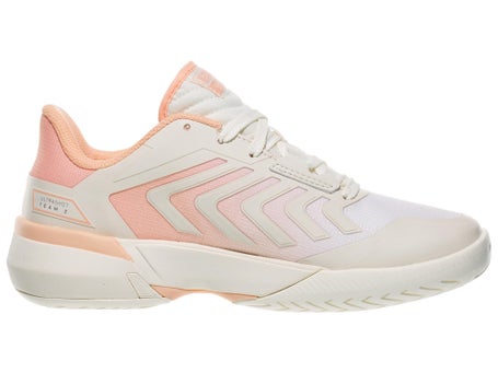 KSwiss Ultrashot Team 2 Egret/Peach Womens Shoes