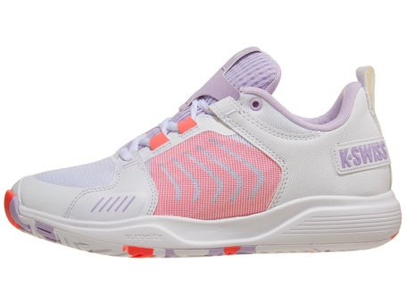 KSwiss Ultrashot Team White/Orchid/Blaze Womens Shoes