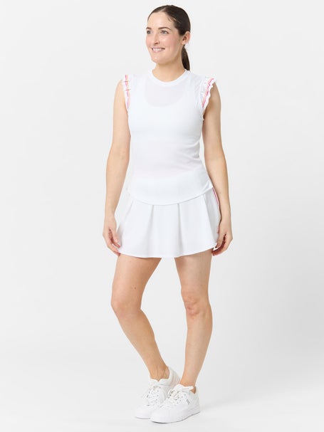 Lucky in Love Womens Classic Stripes Rib Tank