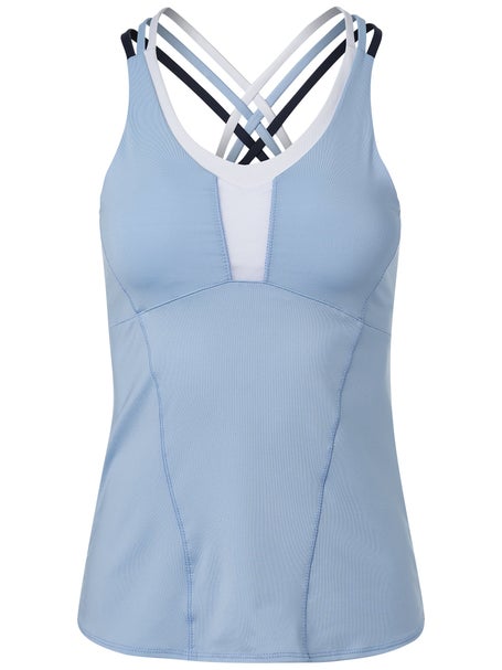 Lucky in Love Womens Going Wild Double Cross Cami Tank