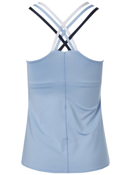 Lucky in Love Womens Going Wild Double Cross Cami Tank