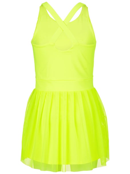 Lucky in Love Girls Game Time Dress - Yellow